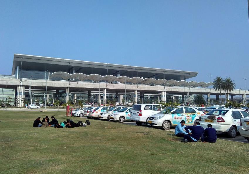 Chandigarh International Airport (Infrastructure, Chandigarh) Chandigarh International Airport was developed to increase the capacity and to introduce international flight experience.