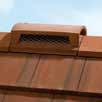 Some are all metal whilst others may terminate through a short rectangular pot (but without a chimney stack). These flues create the same circulation of heated air as a brick or stone chimney.