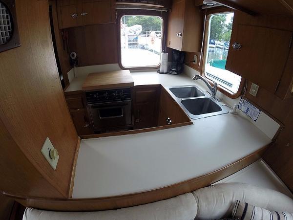 DeFever 43 Galley from
