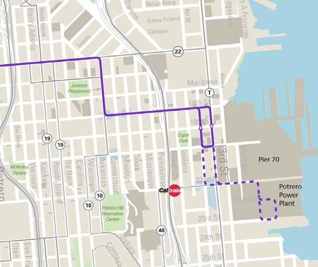 Executive Summary Based on outreach conducted through Spring of 2018, the SFMTA identified a set of three alternative routes and service plans for a new 55-Dogpatch route.