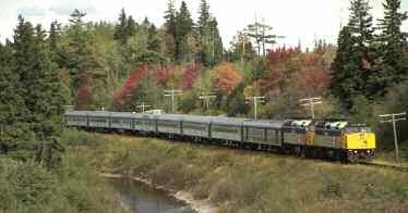 VIA Rail s Canadian in Sleeper Touring Class in a private bedroom from Vancouver to Toronto with access to the domed-viewing cars and meals aboard the train Business Class on the Corridor trains from