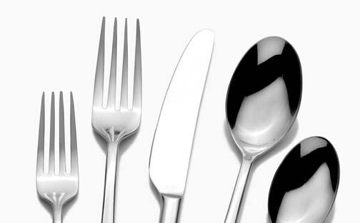 Mikasa Rockford Mikasa Rockford flatware, crafted from highly polished forged stainless steel, features a contemporary design that complements a wide variety of table settings.