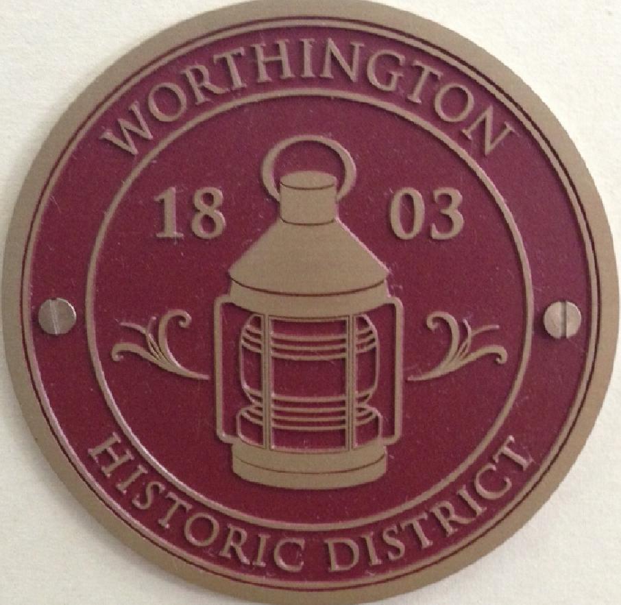 VEHICULAR ORIENTED SIGNS - OLD WORTHINGTON TRAILBLAZER/GATEWAY Existing pole Tone on tone graphic 5'-4" 4'-2" 1'-0" 3'-2" Old Worthington Old Worthington 3'-7 3/8" DOWNTOWN GATEWAY BACK OPTION 1