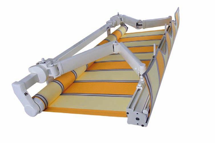 Advanced technology and superior materials ensure long term satisfaction. The folding arms are made of powder coated extruded and withstand heavy loads.