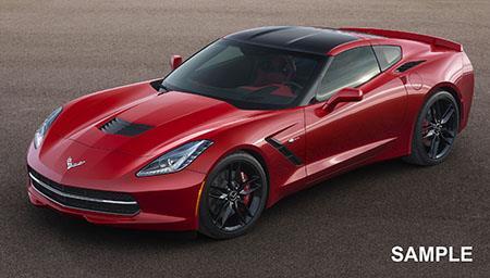 2014 Trch Red Stingray Cupe Crvette Raffle Thursday, January 30, 2014 at 2pm CT Jet Black Leather Interir 6-Speed Autmatic Transmissin with Paddle Shift 2LT Package Transparent Remvable Rf Panel