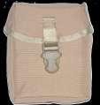 Small First Aid / All Purpose Pouch MOLLE (minimum order of 50 ) Enclosed Zipper Hook-and-Loop Closure Tab Drain Grommet in Bottom 6" x 6" x 3" Made of Nylon Material 1110-F ACU 1110-C Coyote Brown