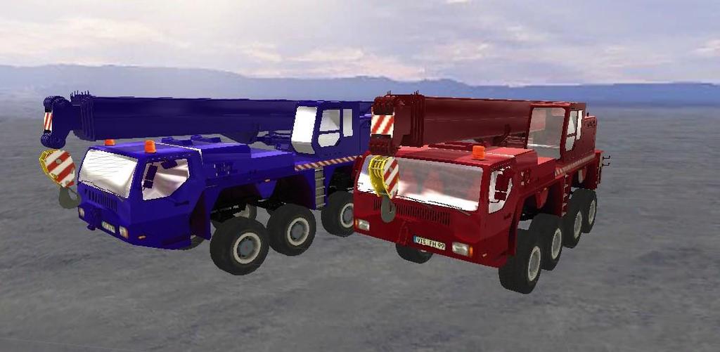 Zbog prethodno navedenog razloga u igri su tri različita vozila koja se razlikuju samo u boji tekstura. Slika 5.3.