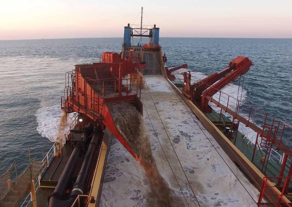 England and Wales have one of the largest and most efficient dredging industries in the world, extracting 15 to 2 million tonnes of sand and gravel from the seabed each year for a range of uses; from