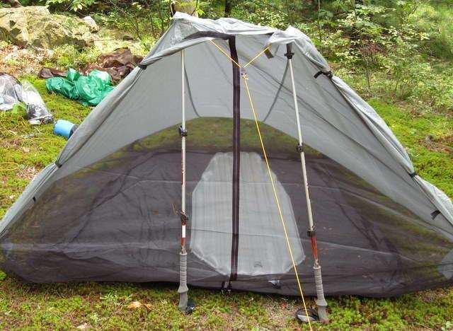 condensation Compact Fast setup in rain Use hiking poles for setup Tarptent Contrail