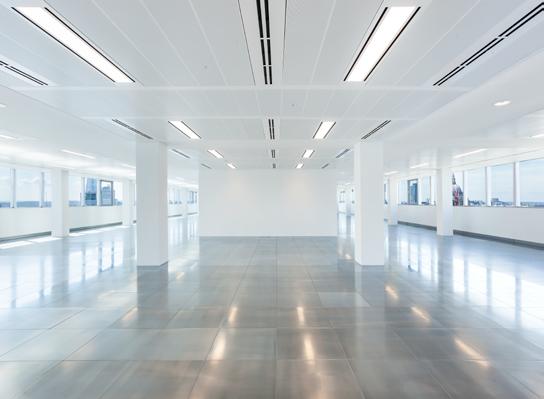 Summary specification Office floors Flexible 6,300 sq ft tower floors