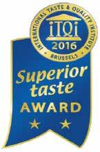 12 THE COMPANY Awards & Distinctions More than 120 different water brands from all over the world enter the largest and