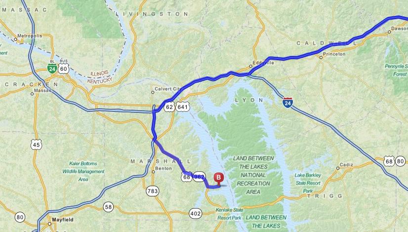 2016 LEADERS GUIDE WELCOME TO CAMP The Pfeffer Scout Reservation is home to Camp Roy C. Manchester is located near Benton, Kentucky. (see map above). Directions to Camp Roy C.