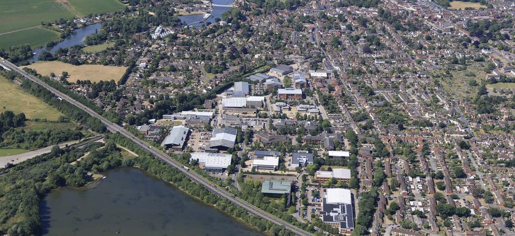 LOCATION Medina and Meridian are located on the prestigious Marlow Business
