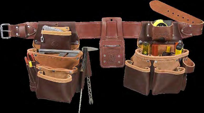 All Leather Tool Belt Systems 5080DB - Pro Framer Set w/ Double Outer Bags For more