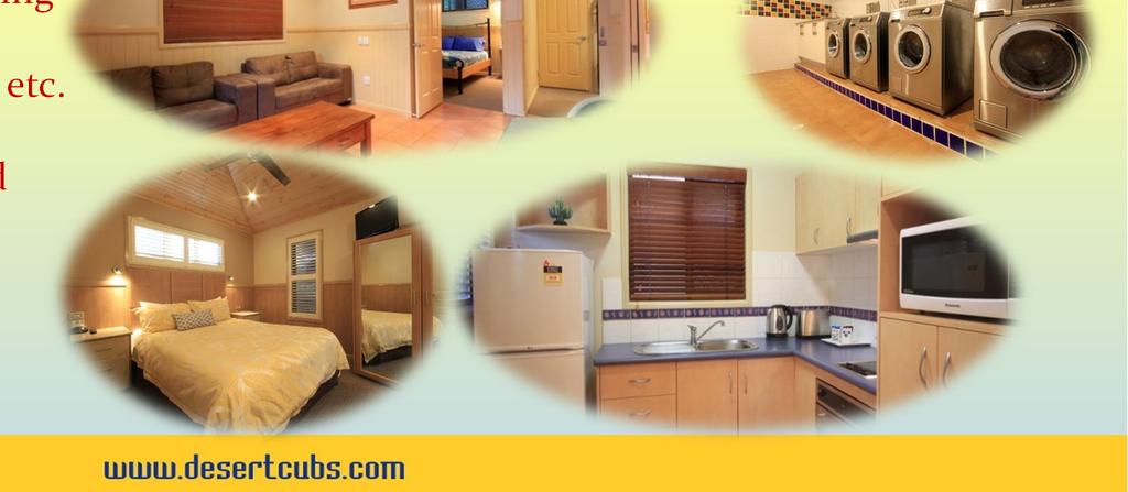 Each cabin includes a fully equipped kitchen, bathroom, heating and air conditioning.