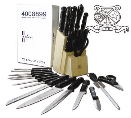 ) Paring Knife Set 12879 4 Paring Knives, 24/Retail Box-All Black