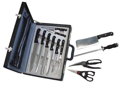 RETAIL KNIFE SETS (continued) 11560 Chef s Knife Set Includes the following: - 9 Round Sharpening Steel - 7 Cleaver - 6 Meat fork - 6 Straight Boning Knife - 3 1/2