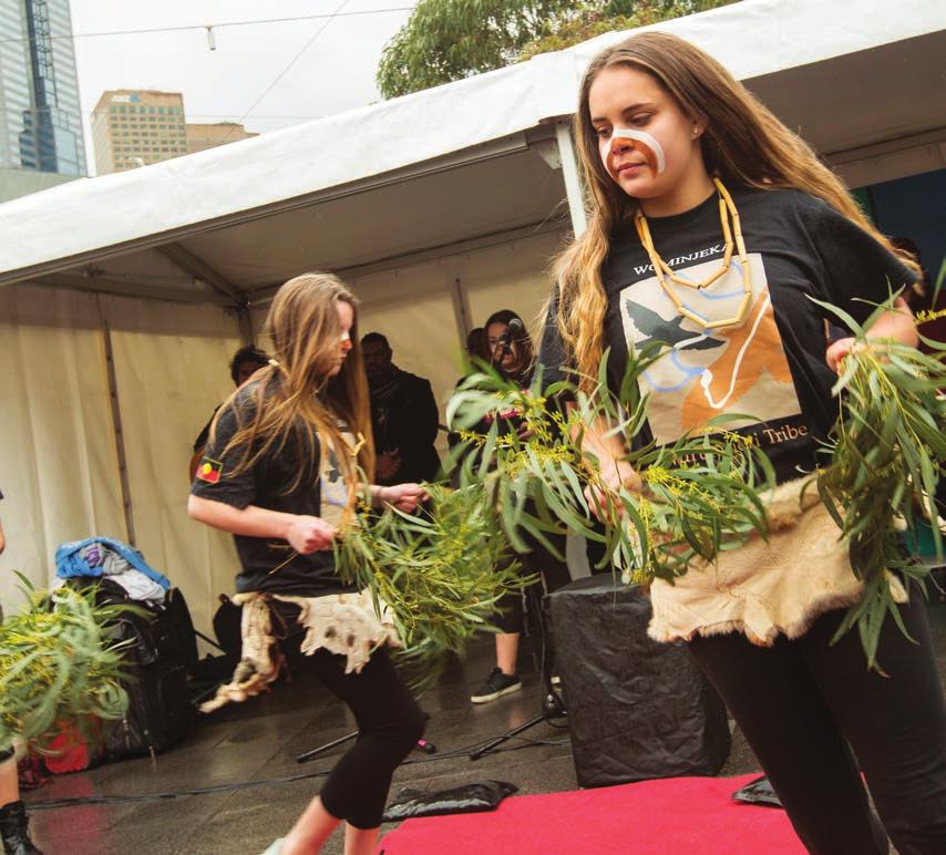 OUR RECONCILIATION ACTION PLAN Since the City of Melbourne adopted its Statement of Commitment to Aboriginal and Torres Strait Islander peoples in 1999, we have worked to embed the concept of
