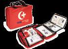 Max Personal First Aid Bag FM 060 1 pc First Aid Bag (18 x 12 x 7cm) 1 pc First Aid Guide 1 pc Triangular bandage 2 pc Sterile Gauze swab 7.5x7.