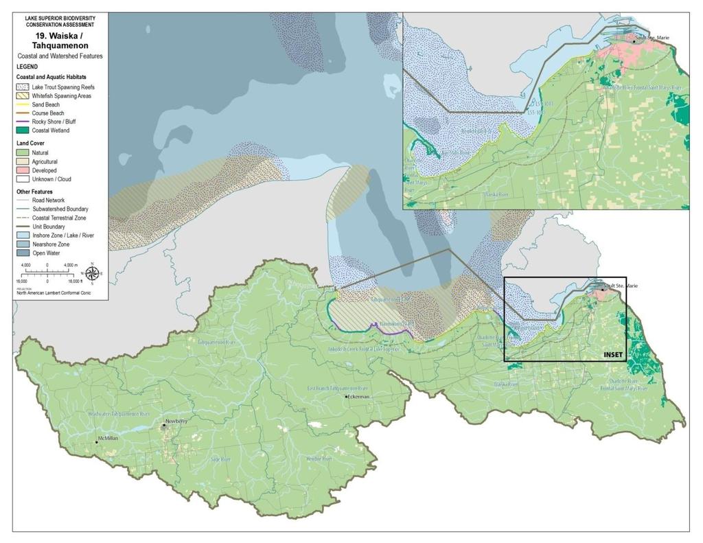 Figure 1: Coastal Features and Watersheds