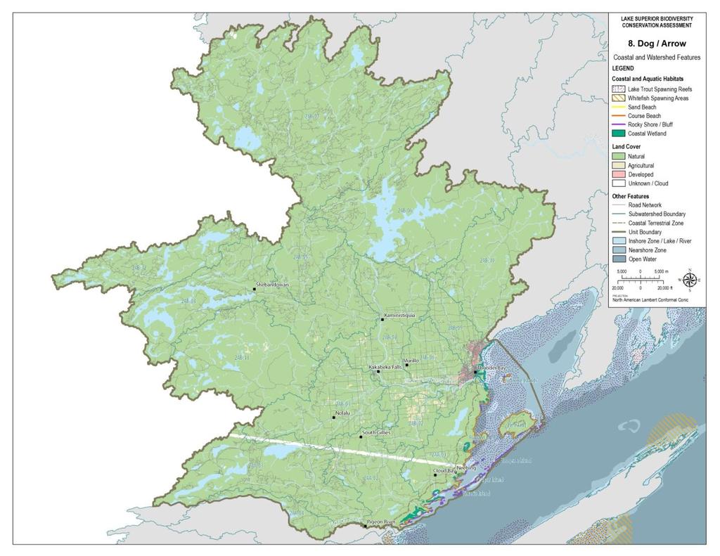 Figure 1: Coastal Features and Watersheds