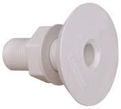 Marelon. Flange mounting. Projection: 60mm. Suitable for up to 80 P.S.I.