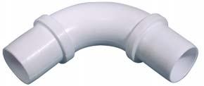 hose. Sizes up to are moulded in polypropylene and the larger ones in nylon. ELBOWS Equal ends Hose Part No.