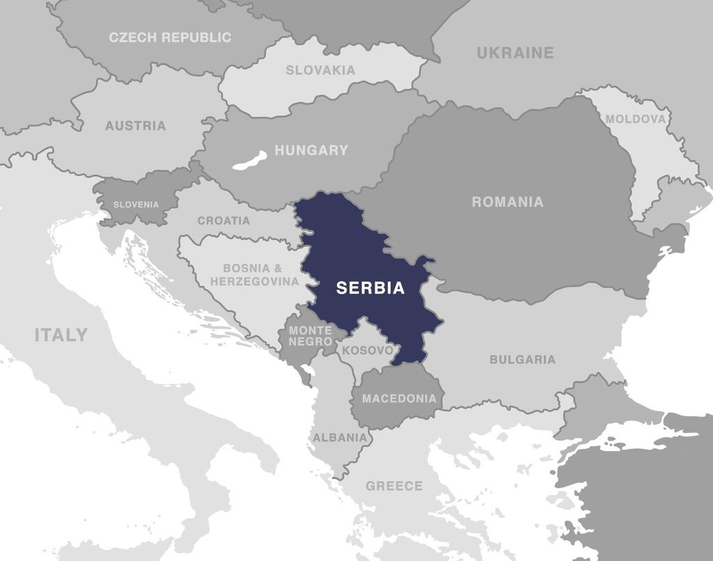 Serbia Serbia is an open economy in South-Eastern Europe with remarkable economic growth potential.
