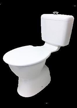 Dux Classic seat A universal design to suit most commercial care toilet suites FLUSH 4.5/3L, adjustable to 6/3L 4.