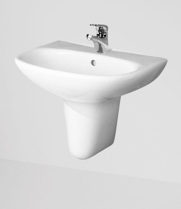 Single tap hole with handy soap landing 40mm waste and generous deep bowl with 4L capacity Includes chrome overflow and solid wall mounting