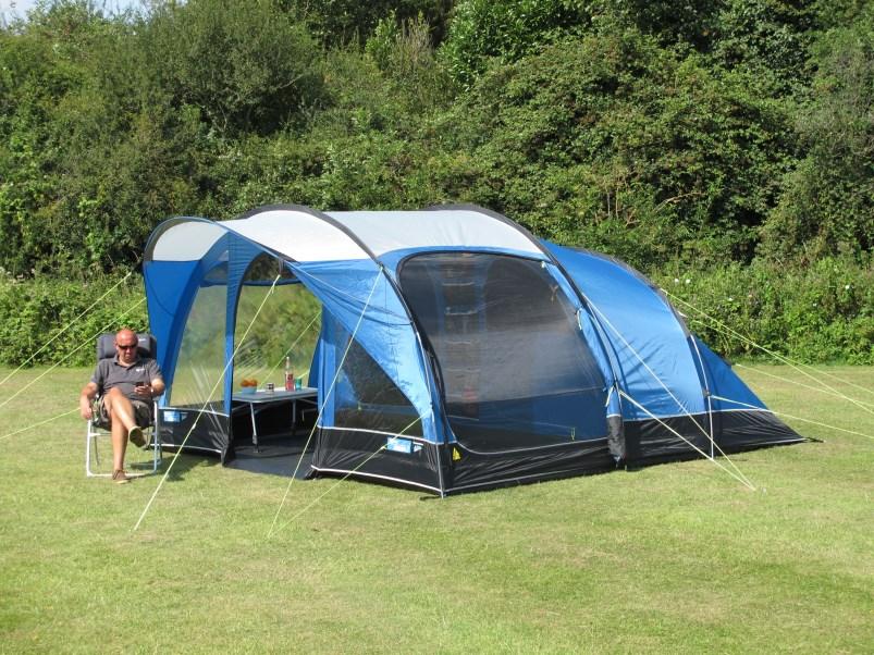 A well set up tent will resist the weather much better than a