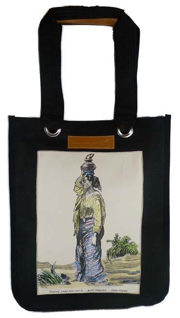 Market Women Canvas Bag -