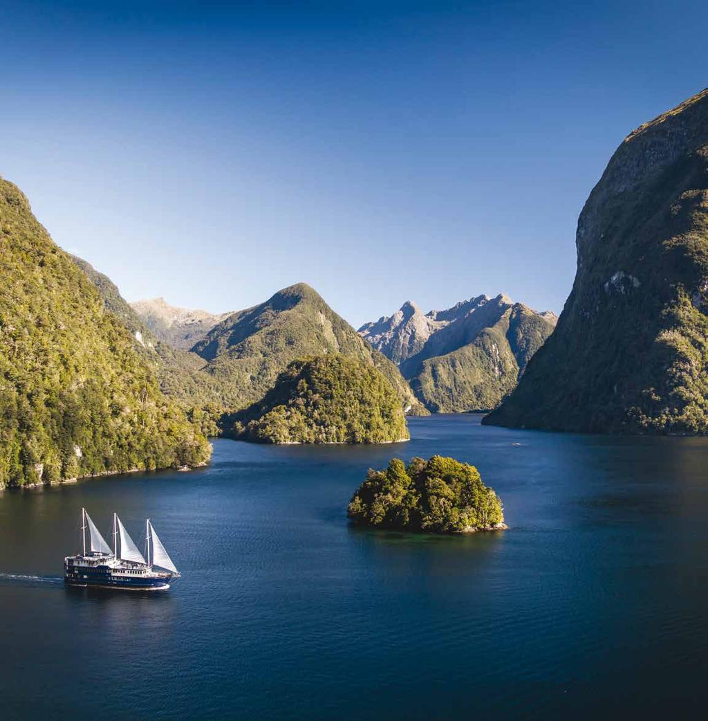 DOUBTFUL SOUND Our Vessels Patea Explorer CAPACITY 145 passengers High speed catamaran purpose built for cruising within Doubtful
