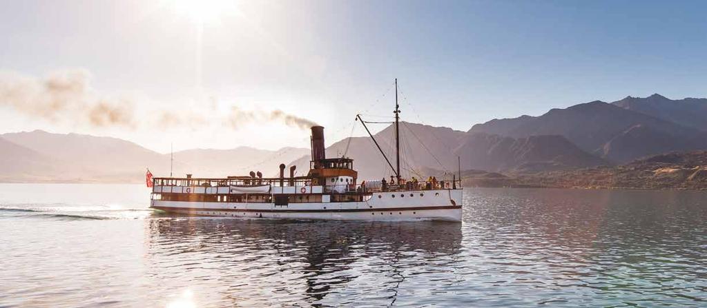 QUEENSTOWN Lake Cruises Timetable Several scheduled departures daily Exclusive charter anytime, but best during May - October (please enquire for specifics) Our 105 year old vintage steamship, the