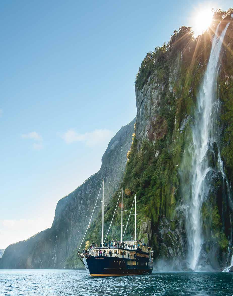 MILFORD SOUND Our Vessels Milford Sound is one of the world s most beautiful, majestic and untouched places and Real Journeys offer a range of cruise vessels to suit any group.