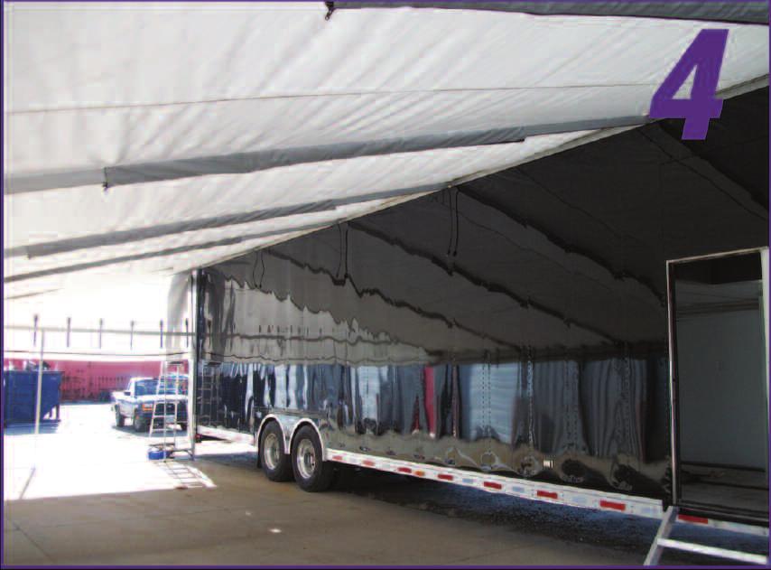 ground. In fact, many of our customers install the entire awning without having to climb on the roof of the trailer.