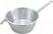 CCBH-10R 10'', Reinforced BOUILLON STRAINERS, STAINLESS STEEL, HOLLOW HANDLE CCB-8