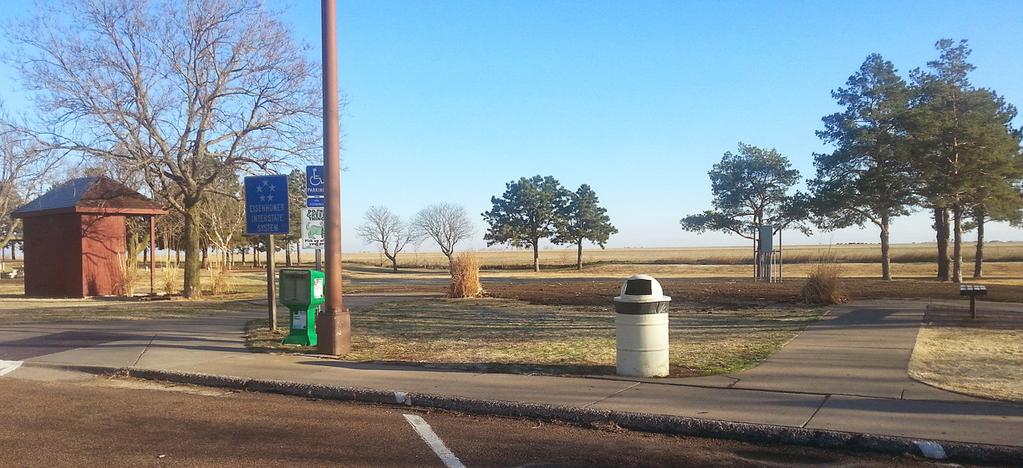 District Three Changes at the rest area: The Russell rest area was closed Feb. 4. Area crews began by trimming and removing trees that were planted around the bathrooms.