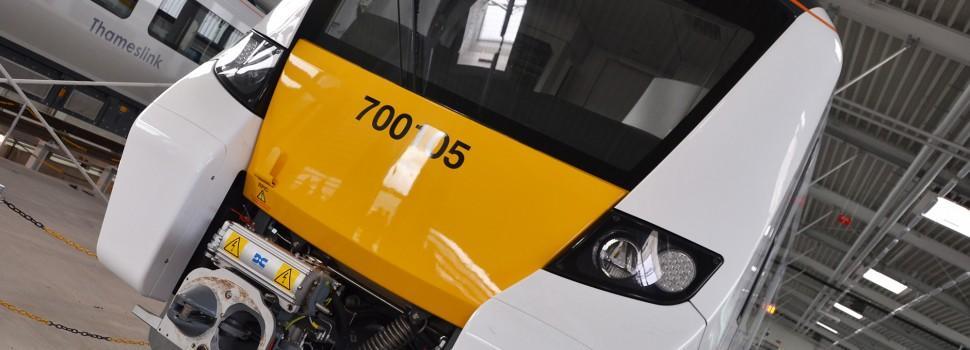 (b) Class 700 Recent Siemens/Thameslink Press Release The manufacture of the new Siemens-built, Desiro City trains for Thameslink known as the Class 700 - is well under way, with the first train due