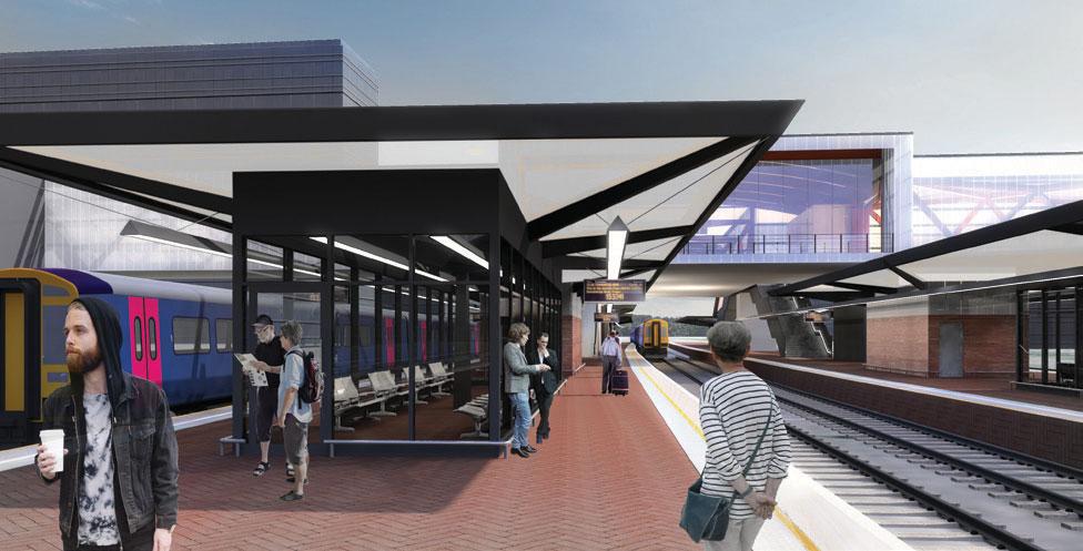 Currently expected that the station will have a peak service of eight trains per hour and an off peak service of four trains per hour These services would be equally split between St Albans Services