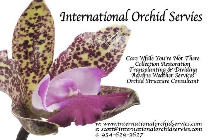 Our September refreshments were provided by: Fort Lauderdale Orchid Society PO Box 4677 Fort