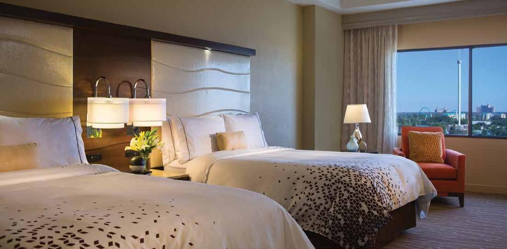DISCOVER SOMETHING WONDERFULLY NEW 781 Elegant, oversized guestrooms and suites, some of the largest in