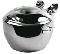 5 L with glass window, soup urn 18/10 stainless