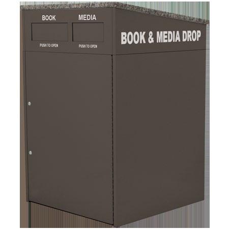 BOOKS + 525 DVDS DIMENSIONS: 32 X 32 X 49 1/2 TALL INCLUDES: M910 double drop book truck YOUR