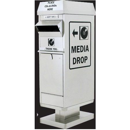 MODEL: M700 DVD Vault CAPACITY: 250 DVDS DIMENSIONS: 16 X 23 X 48 TALL INCLUDES: Stainless steel fold-weld cap and cabinet,