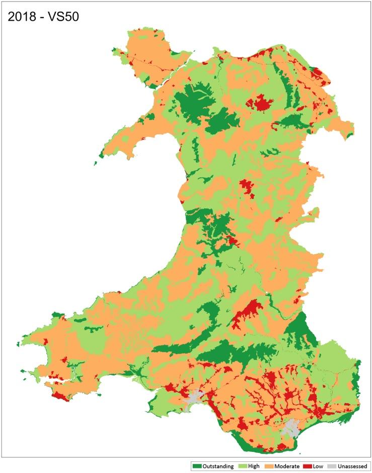 Updated All Wales LANDMAP Statistics 2017 Visual