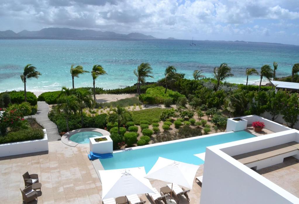 Remarkable Views of the Caribbean Sea Anguilla s world-class reputation for beaches was not lost on the Villa Arushi grand plan.