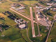 The Airport has two runways, one of which was recently extended to 6,100 feet long, to handle larger commercial jet aircraft. The Airport s crosswind runway is 2,500 feet long.