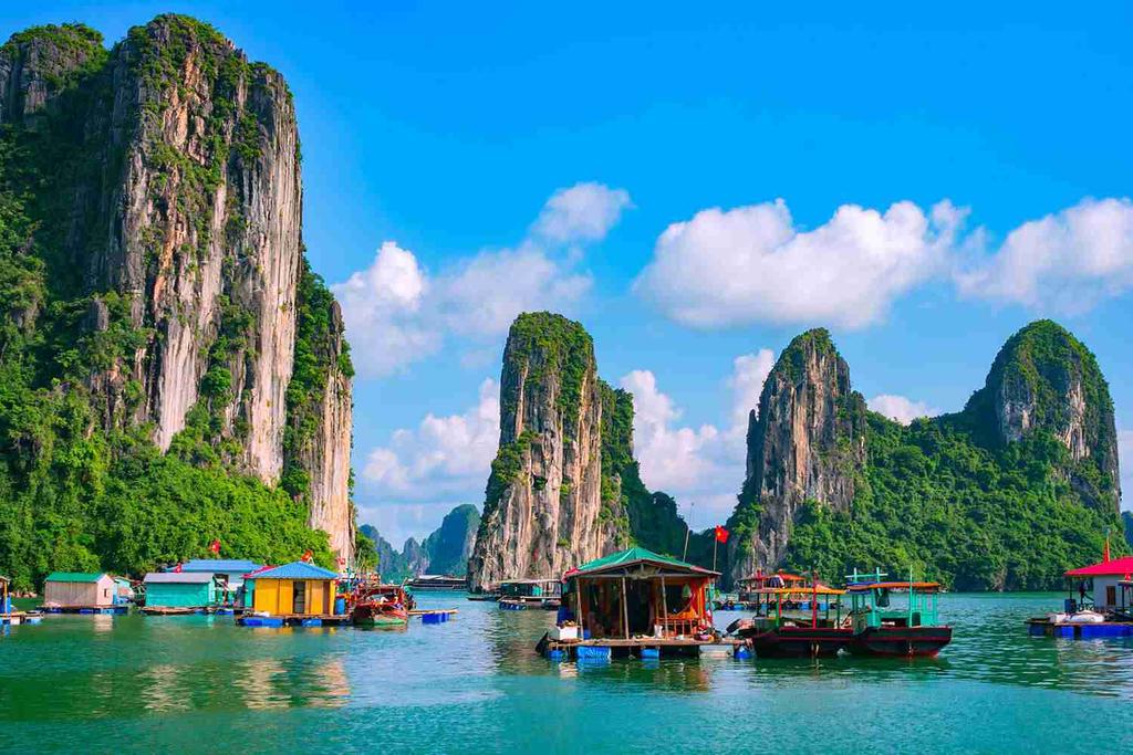 From here, travel to gorgeous Ha Long Bay, and enjoy a scenic cruise through the area, spending the night aboard.