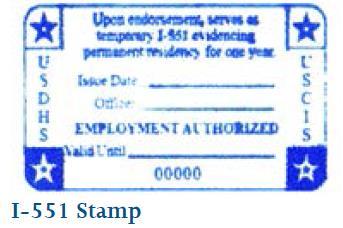 machine readable immigrant visa (MRIV) Expired Permanent Resident Card presented with a Form I-797 (Notice of